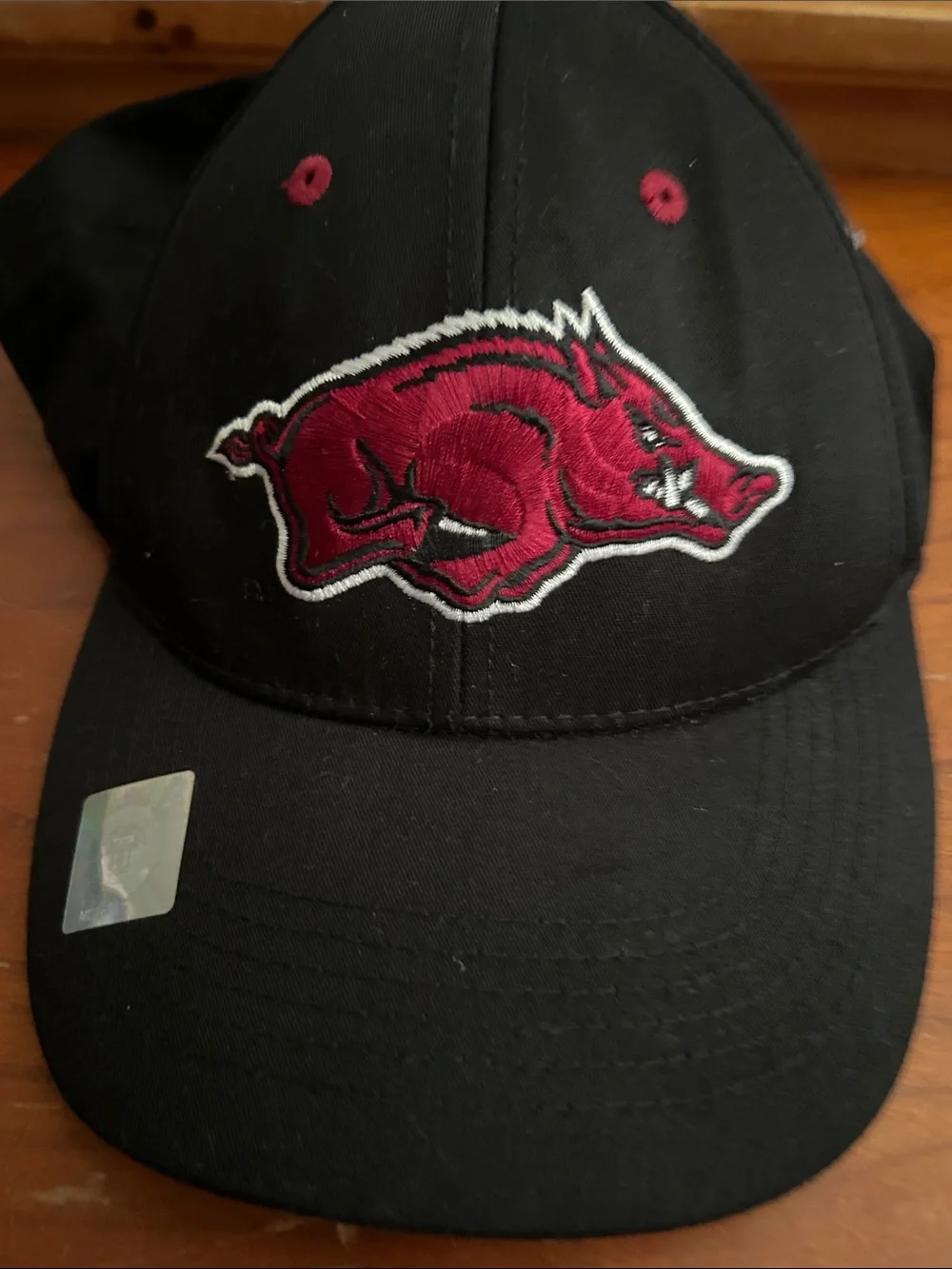 Black Arkansas Razorback hat